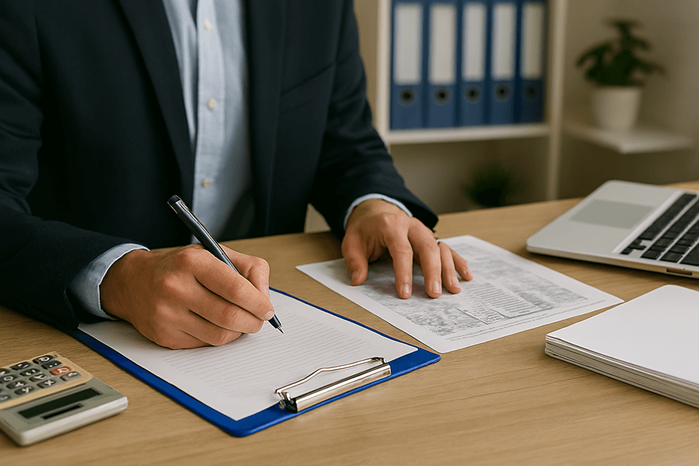 Expert public adjuster Fort Lauderdale FL reviewing insurance documents